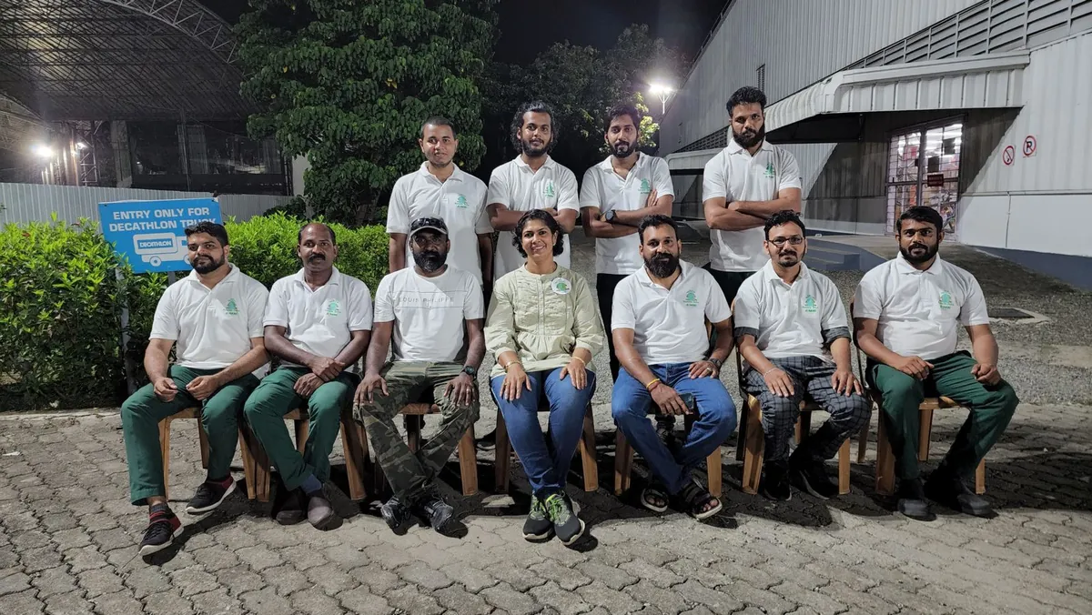 The Aakri green team